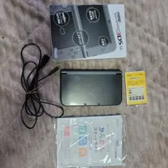 キ*ー様 美品!　Newニンテンドー3DS LL メタリックブラック　どうぶつの