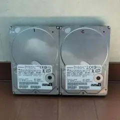 ジャンク HITACHI Deskstar 250GB HDD 2台セットのサムネイル