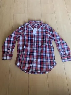 ギャップ　GAP kids 赤のチェックシャツ 新品