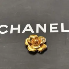 雨の日セール)シャネルCHANELブローチ カラーストーン刻印cocoマーク