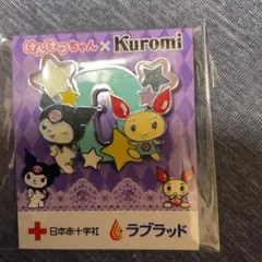 けんけつちゃん × Kuromi ピンバッジ