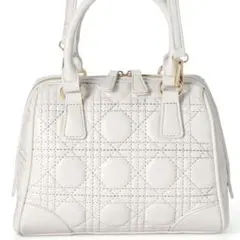 グレイル　2Wayキルティングボストンバッグ[tr961] アイボリー　ホワイト