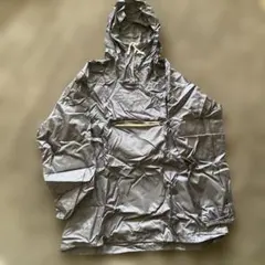 紺ネイビー フード付き ナイロンアウター