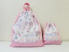 ユニコーン　体操服袋　給食袋　ハンドメイド