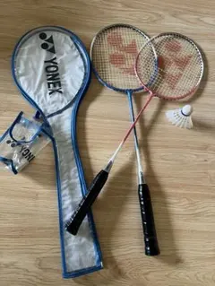YONEX GR-414 バドミントンラケット 2本セット ケース付 - メルカリ