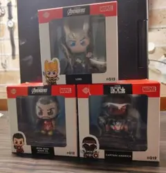 【箱あり】ホットトイズ マーベル フィギュア 3体セット