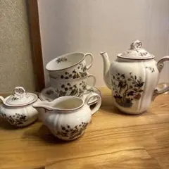 Pさま専用】フランスJAPY社アンティークホーロー（片手鍋&ふた）8点