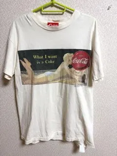 (早い者勝ち)90s USA製Coca-Cola Tシャツ　ヴィンテージ