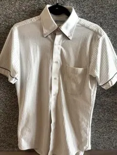 i-shirt ストライプ 半袖シャツ ホワイト