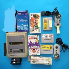 Nintendo Super Famicom 本体とソフトセット　【ジャンク品】