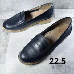 極美品✨ing イング コインローファー 22.5 本革 黒