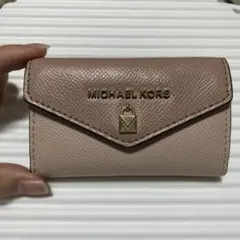 再値下げ！MICHAEL KORS ピンク レザー キーケース