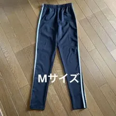 【美品】黒色サイドストライプ レギンス　M ❤︎