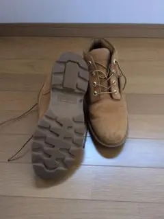 Timberland ベージュ スエード ワークブーツ