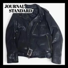 JOURNAL STANDARD 羊革 ダブルライダース スタッズ 黒のサムネイル