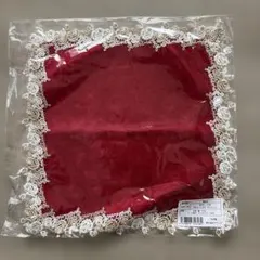 ｛新品｝近沢レース&アテニア 限定 コラボ　タオルハンカチ カリスレッド