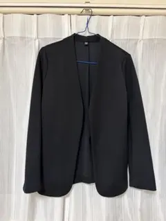 UNIQLO ノーカラージャケット ブラック　Sサイズ