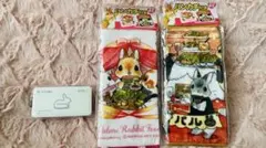 ミドリ D-clips うさぎ20個入 & ハンカチセットのサムネイル