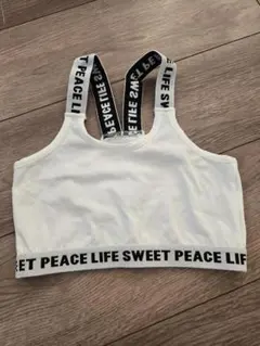 クロップドタンクトップ　キャミソール タンクトップ 140サイズ