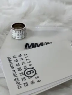 MM6 Maison Margiela ナンバーロゴ リング　サイズ６のサムネイル
