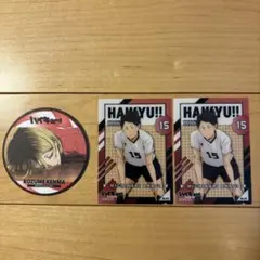 ハイキューコースターコレクション75㎜研磨 ハイキュートレーディングカード　赤木