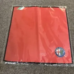 【新品未開封】アルファロメオ　ハンカチ レッドのサムネイル