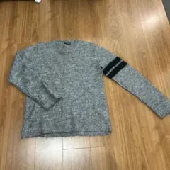 RAF SIMONS 08-09AW 長袖 ニット グレー サイズ46 - メルカリ