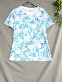 le coq sportif 　花柄　 半袖Tシャツ　Мサイズのサムネイル
