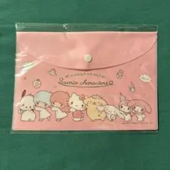 サンリオ　スナップケース　A5　ピンク　キティ　キキララ　クロミ　バッグ ポーチ