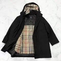 ✨美品✨バーバリーロンドンル黒　ライナー付きダウンコートM