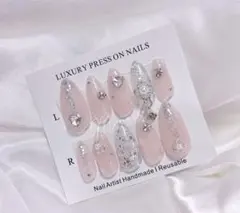 475ちゅるんネイルチップ 韓国 ニュアンス ワンホン フレンチガーリー