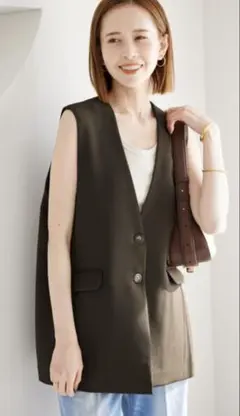 スローブイエナ　ジレ ストレッチPEジレ | スローブ イエナ(SLOBE IENA) | マルイ