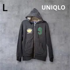 ダートマスター大学 パーカー ジップアップパーカー L 黒 ラグビー 裏起毛 冬