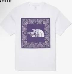 【先着順】韓国限定　THE NORTH FACE バンダナTシャツ パープルL