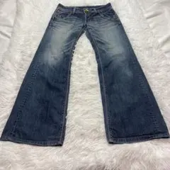 00s archive denim flare lowrise y2k 平成