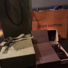 GUCCI LOUIS VUITTON 空箱 ギフトボックス 3点セット - メルカリ