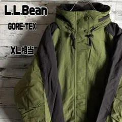 エルエルビーン　ゴアテックス 中綿入りナイロンジャケット　刺繍ロゴ　XL相当