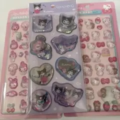 クロミウォーターシール・マイメロディ&キティボンボンドロップシール
