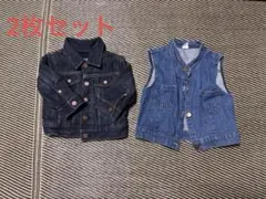 babyGap デニムジャケット & デニムベスト 2点セット 80cm