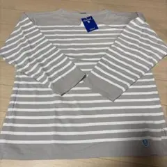 新品 ORCIVAL ボーダーシャツ BIGラッセルフレンチ オーバーサイズ7