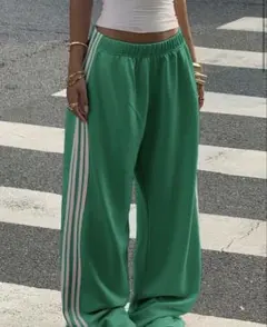 トラックパンツ グリーン