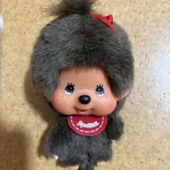 未使用　顔でかモンチッチ　キーチェーン　女の子