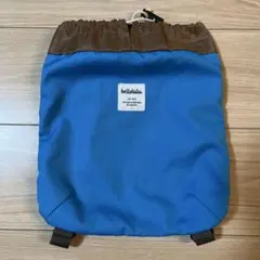 hellolulu リュック 巾着型 ブルーのサムネイル