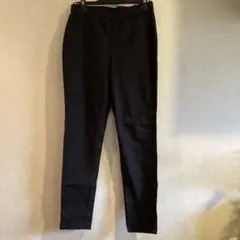 ブラック スキニーパンツ ゴムウエスト