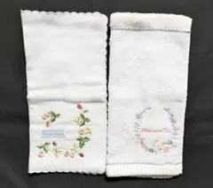 WEDGWOOD ガーゼ・AfternoonTea タオル　刺繍ミニハンカチ