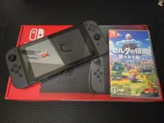 【付属品完備】Nintendo Switch グレー バッテリー強化版+おまけ