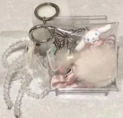 ガチャ詰めポーチ シナモロールスイートロリータ ホワイト系 1個