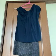 【未使用】untitled オールインワンスカート　タグ付