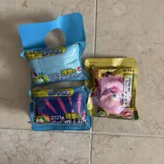 お茶犬　ペットボトルカバーとクリーナー巾着セット