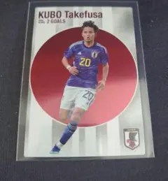 久保建英 2024年サッカー日本代表チップス　スコアラーカード